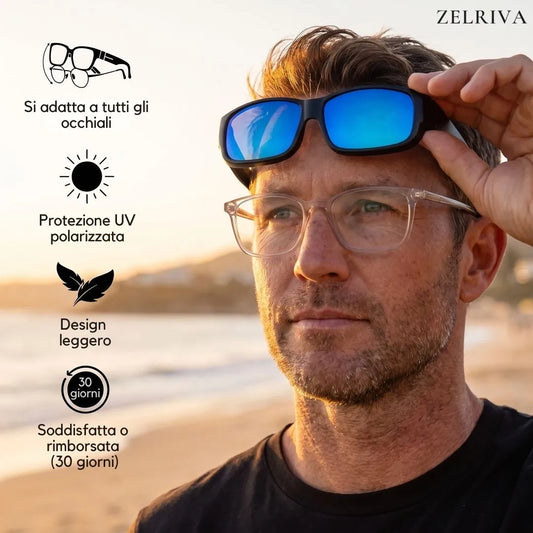 Sovraocchiali da sole polarizzati UOMO